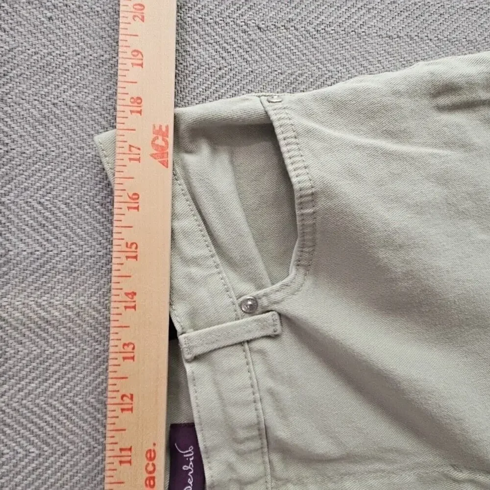Gloria Vanderbilt Jeans Women's Size 16 Light Wash Olive Amanda Straight Stretch